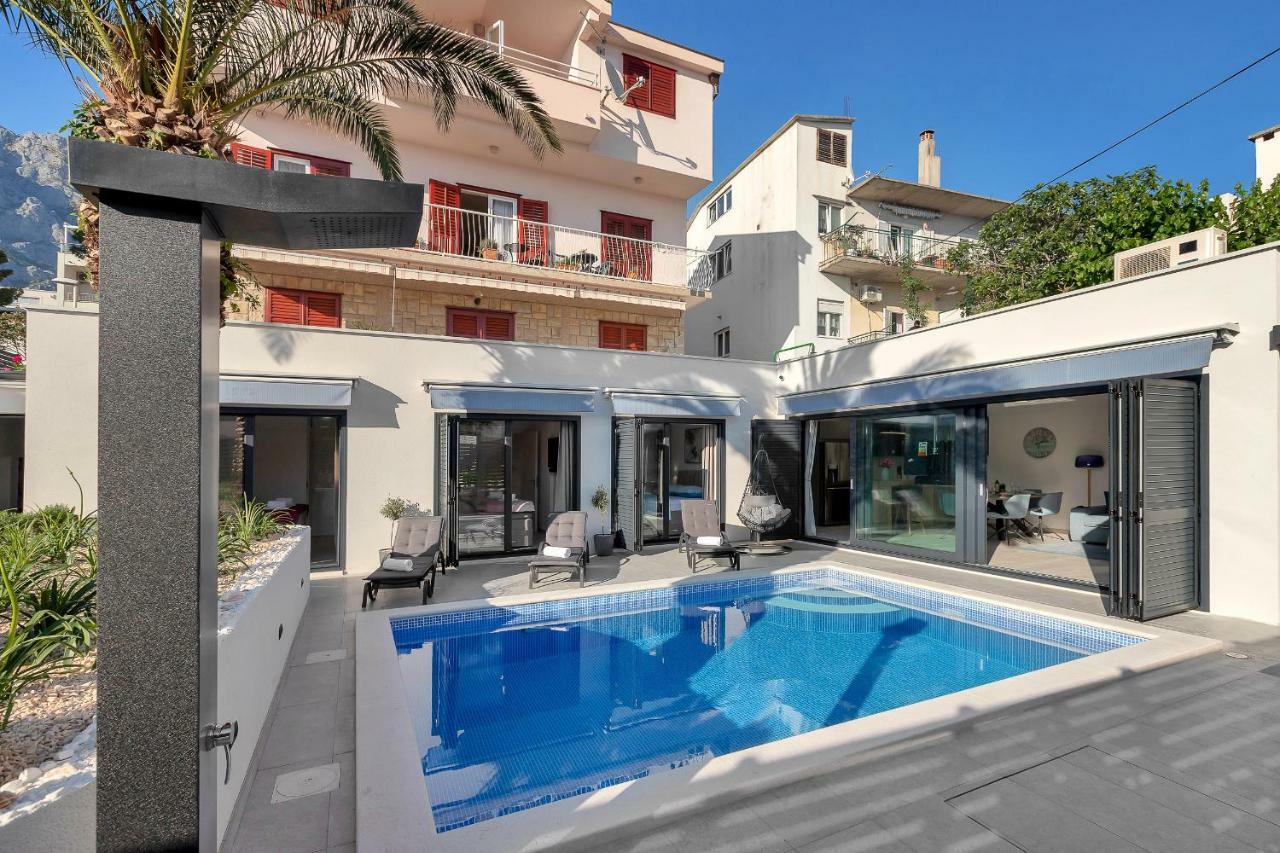 Lulani Makarska Pool Apartment Eksteriør bilde